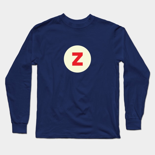 Vintage Z Monogram Long Sleeve T-Shirt by calebfaires